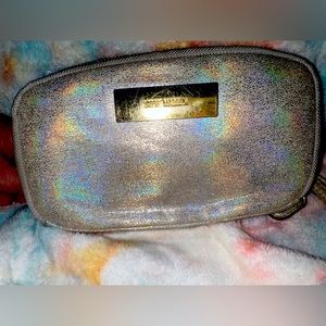 Steve Madden Holographic Zippy Wallet/Clutch Wristlet Strap